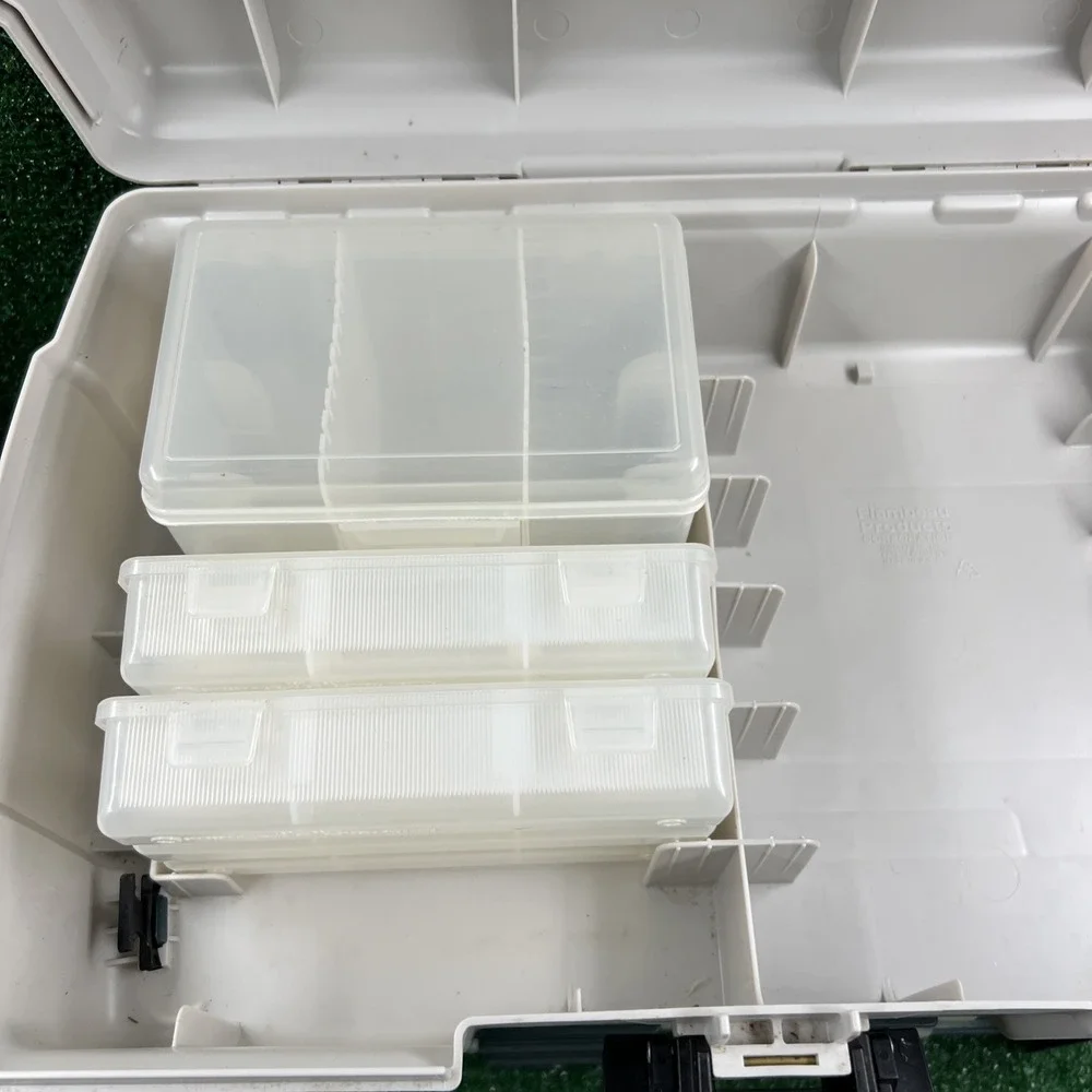 Vtg Flambeau Infinity‎ Series Tackle Box With 6 Removable Storage Boxes
